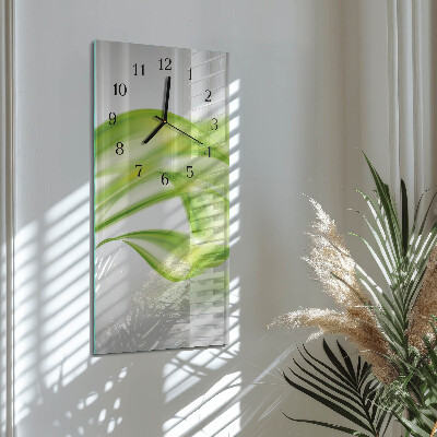 Horloge murale verticale Lignes abstraites