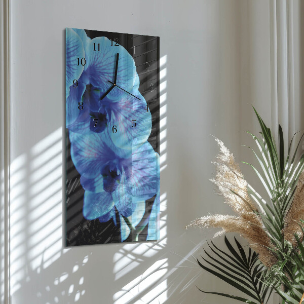 Horloge murale verticale Fleur