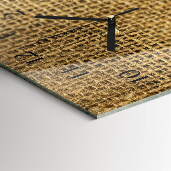 Horloge murale verticale Tissu textile