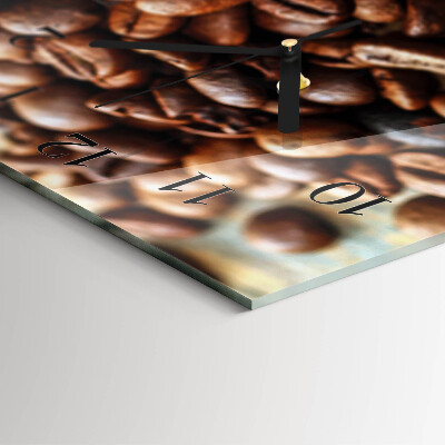 Horloge murale verticale Café en grains