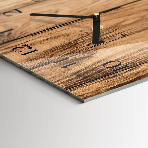 Horloge murale verticale Bois