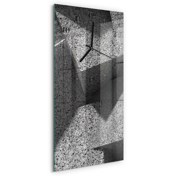 Horloge murale verticale Table en marbre