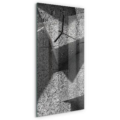 Horloge murale verticale Table en marbre