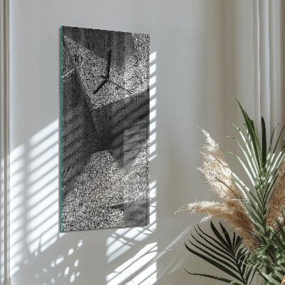 Horloge murale verticale Table en marbre