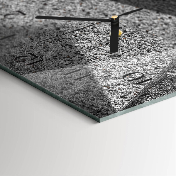 Horloge murale verticale Table en marbre