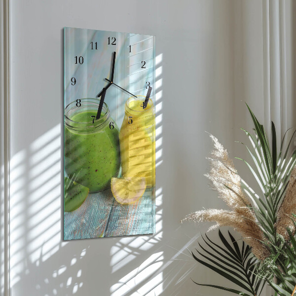 Horloge murale verticale Cocktails