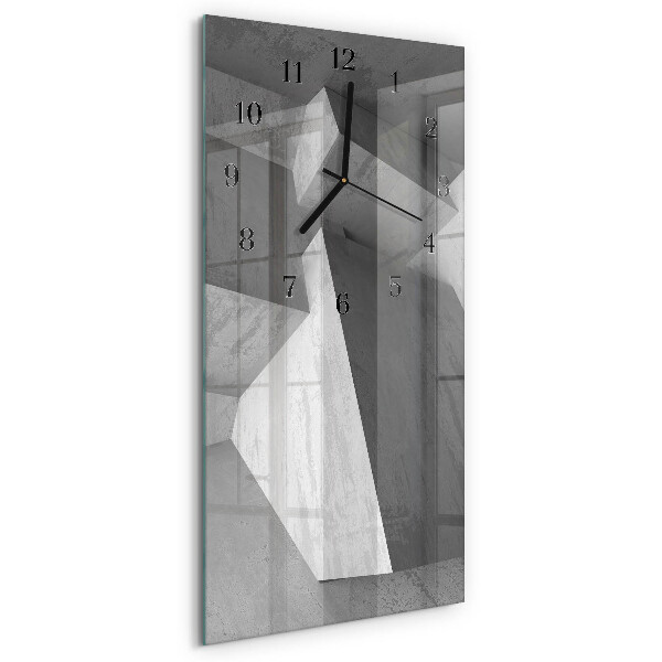 Horloge murale verticale Marbre