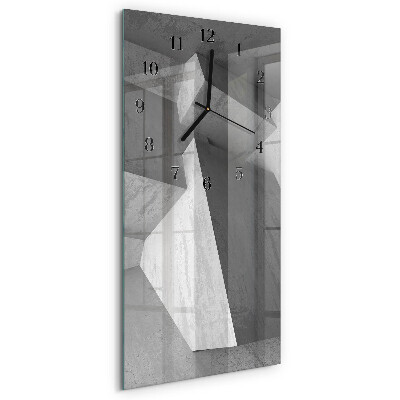 Horloge murale verticale Marbre
