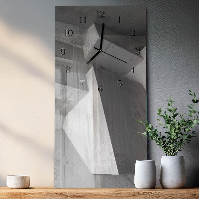 Horloge murale verticale Marbre