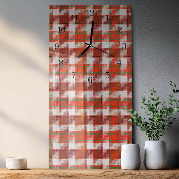 Horloge murale verticale Filet