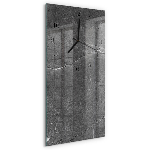 Horloge murale verticale Mur de pierre