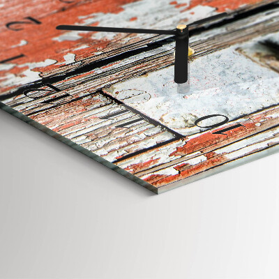 Horloge murale verticale Portes en bois