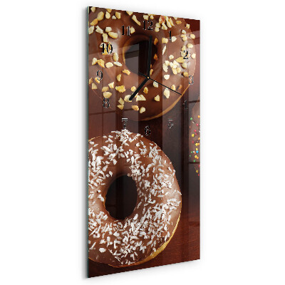 Horloge murale verticale Beignets