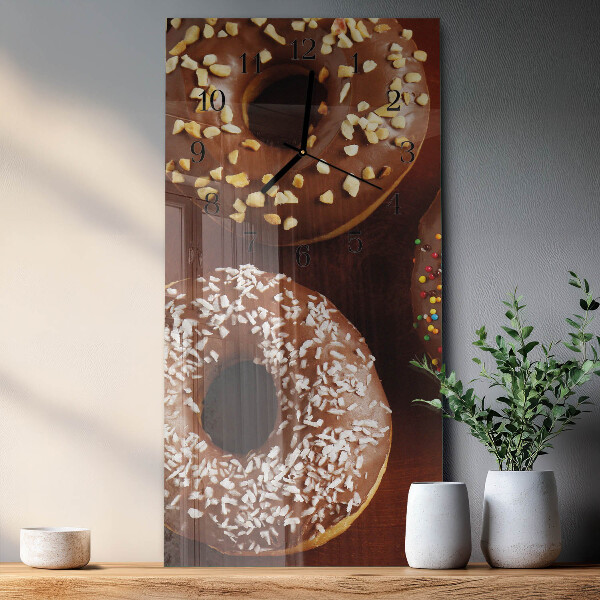 Horloge murale verticale Beignets