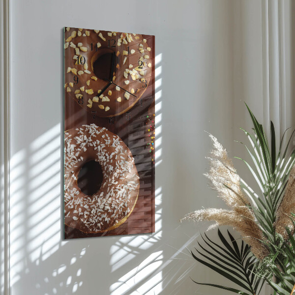 Horloge murale verticale Beignets