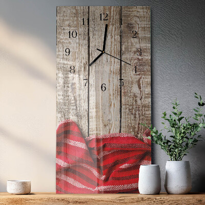 Horloge murale verticale Nappe
