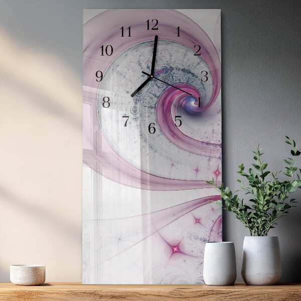 Horloge murale verticale Vortex