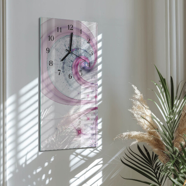Horloge murale verticale Vortex