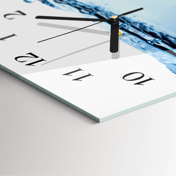Horloge murale verticale Eau
