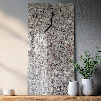 Horloge murale verticale Graphite