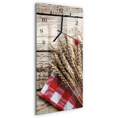 Horloge murale verticale Grain