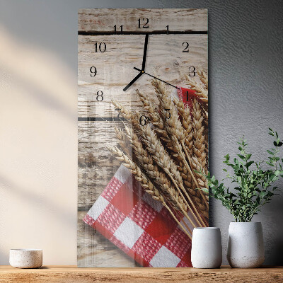 Horloge murale verticale Grain