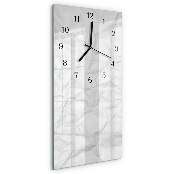 Horloge murale verticale Papier