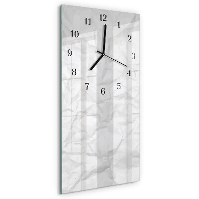 Horloge murale verticale Papier