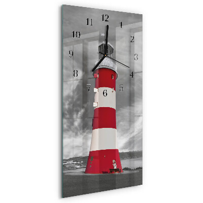 Horloge murale verticale Phare