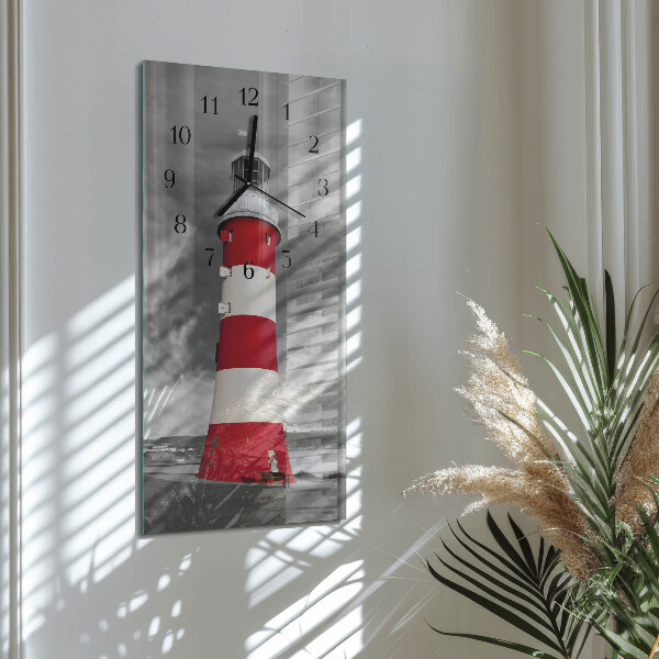 Horloge murale verticale Phare
