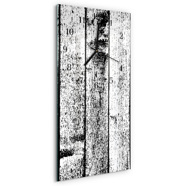 Horloge murale verticale Bois