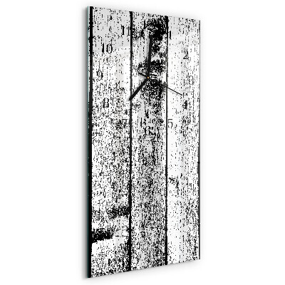 Horloge murale verticale Bois