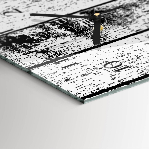 Horloge murale verticale Bois