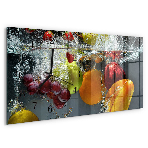 Horloge rectangulaire horizontale Fruit
