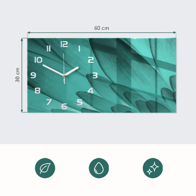 Horloge rectangulaire horizontale Café En Grains
