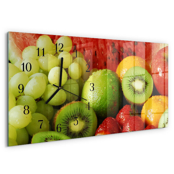 Horloge rectangulaire horizontale Fruit