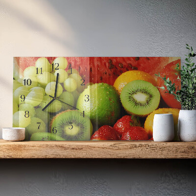 Horloge rectangulaire horizontale Fruit