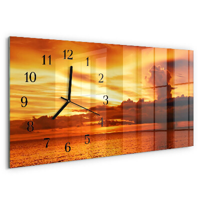 Horloge rectangulaire horizontale Ouest