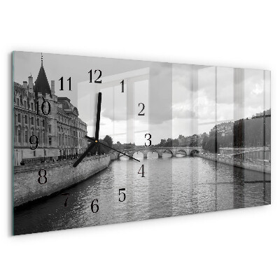 Horloge rectangulaire horizontale Les Ponts De Paris
