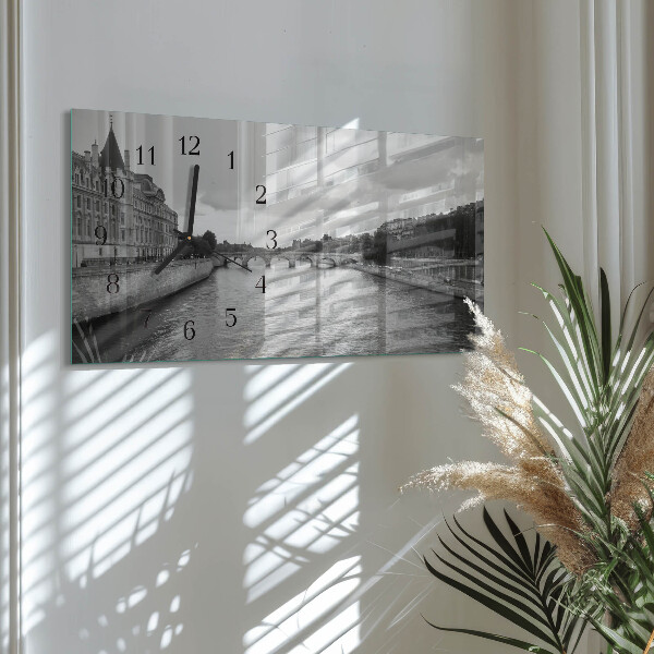 Horloge rectangulaire horizontale Les Ponts De Paris