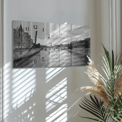Horloge rectangulaire horizontale Les Ponts De Paris