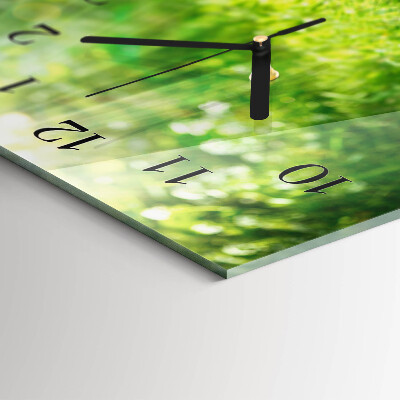 Horloge rectangulaire horizontale Un Panier De Pommes