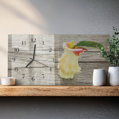 Horloge rectangulaire horizontale Noyau De Pomme