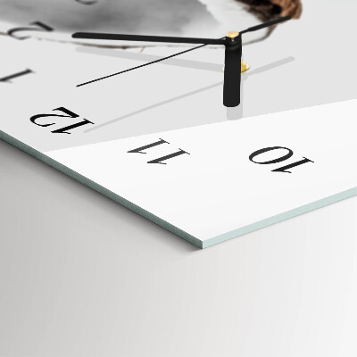 Horloge rectangulaire horizontale Noix De Coco