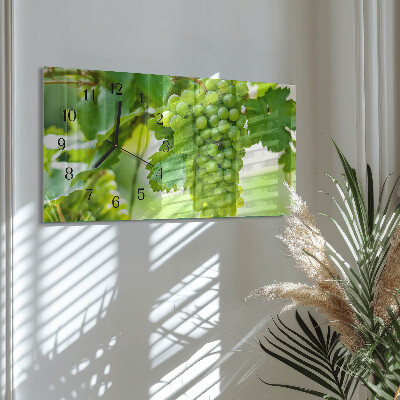 Horloge rectangulaire horizontale Raisins