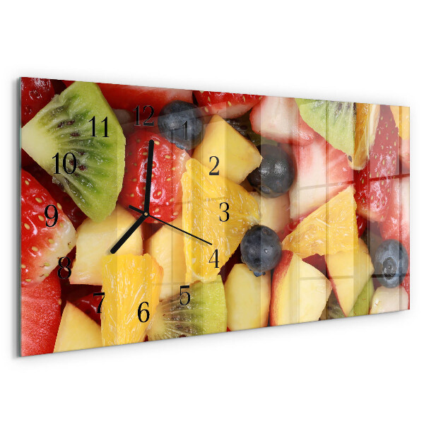 Horloge rectangulaire horizontale Salade De Fruits