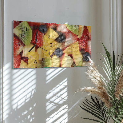 Horloge rectangulaire horizontale Salade De Fruits
