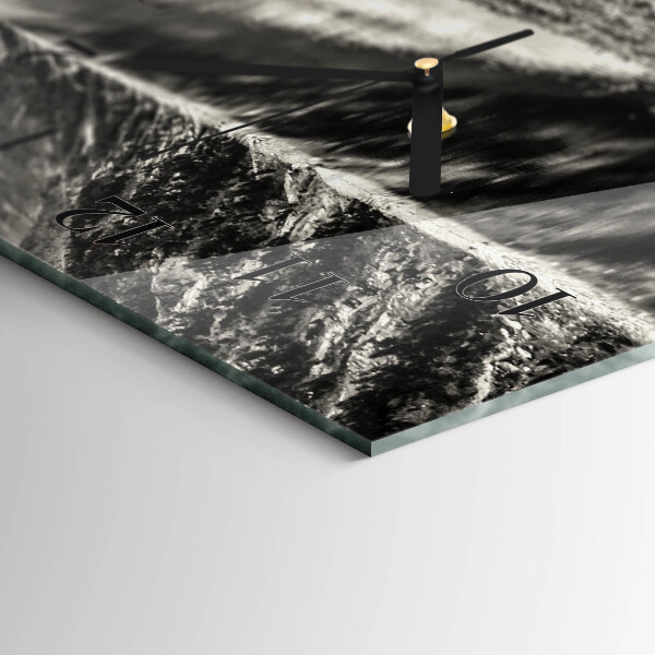 Horloge rectangulaire horizontale Montagnes Paisibles