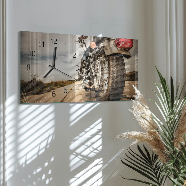 Horloge rectangulaire horizontale Moto