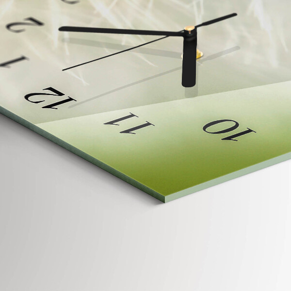Horloge rectangulaire horizontale Pissenlit